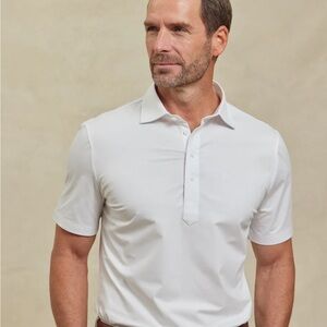 Classic White Polo Shirt for Men